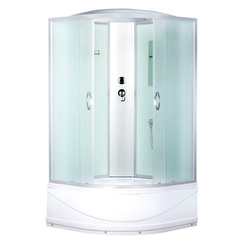 Душевая кабина 90*90*215  ER3509ТP -C3-RUS с крышей высок. поддон матовое стекло