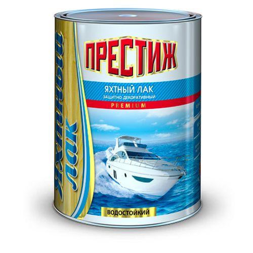Лак яхтный глянцевый "Престиж" бесцветный 0,9л.