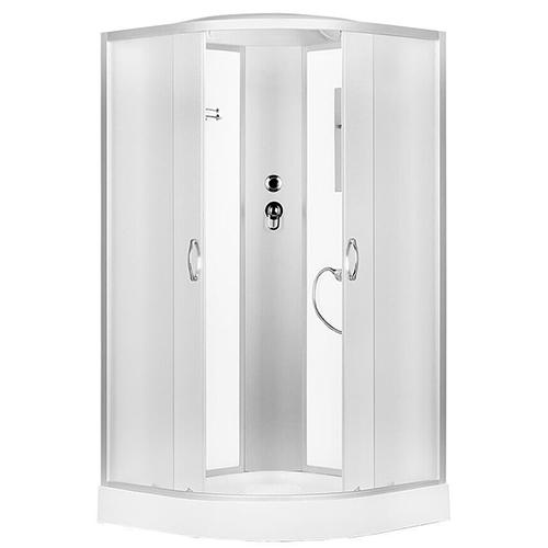 Душевая кабина 90*90*215  ER3509P-C3-RUS (матов. стекло) низкий поддон.