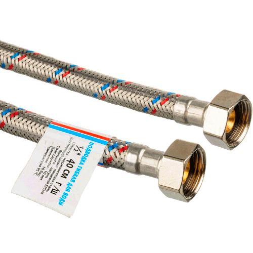 Подводка д/воды нерж. 1/2" г/г 40 cм ТР-сантехника