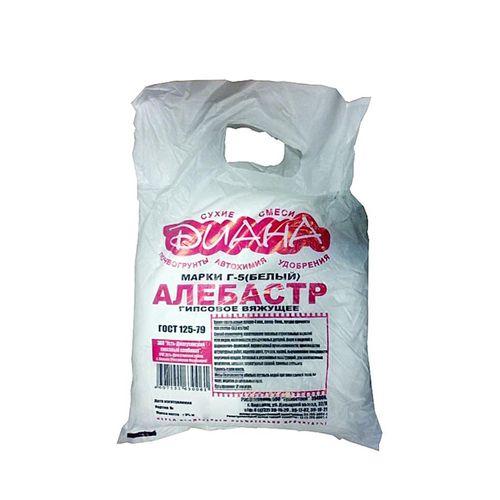Алебастр белый, 3кг (по 10шт) "ДИАНА"