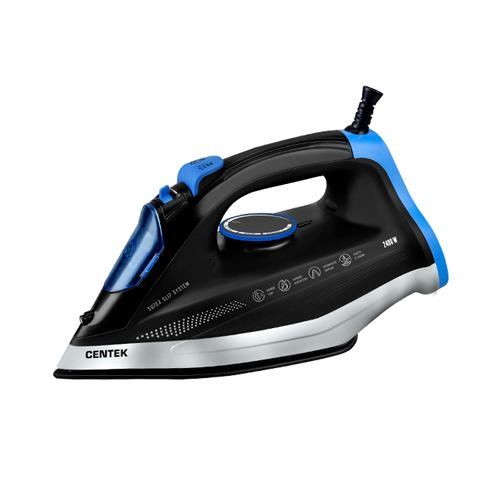 Утюг Centek CT-2315 <BLACK> 2600Вт, керамическая подошва, 320мл, самоочистка, паровой удар