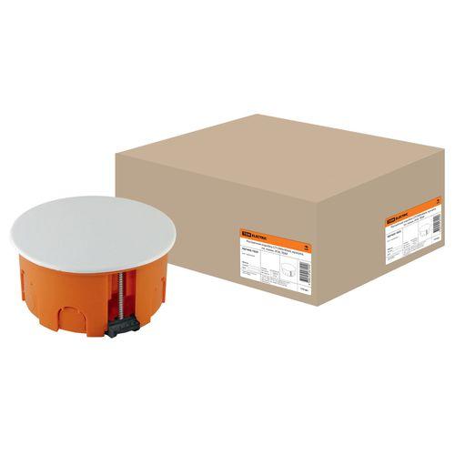 Распаячная коробка СП D80х40мм, крышка, пл. лапки, IP20, TDM (SQ1403-1025)