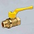 Кран лат.шаровый (11б27п) ДУ-15 (газ) (БАЗ) рычаг (г/ш)(А11)