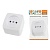 Розетка 2П открытой установки IP20 10А, белая "Дача" Народная (SQ1824-0007)