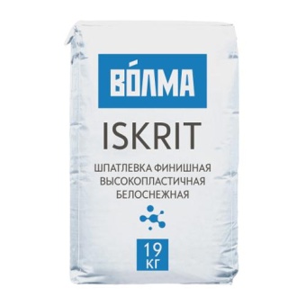 Шпатлевка финишная полимерная "ВОЛМА-ISKRIT" 19кг