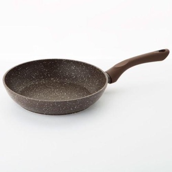 AK-0038A/24N Сковорода  алюминиевая ALPENKOK с антипригарным покрытием "BROWN MARBLE" d=24см (6)