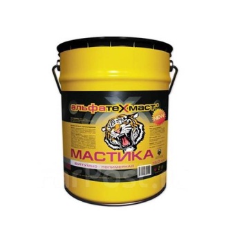 Мастика битумно-полимерная, ведро 18кг. "АльфаТехМаст" г.Нижний Новгород