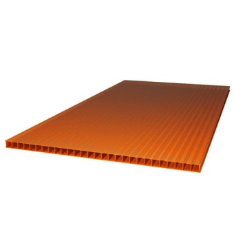 Сотовый поликарбонат ULTRAMARIN 6 (мм), Янтарь 6х2.1(м)