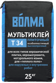Смесь сухая цементная клеевая Волма-Мультиклей 25кг